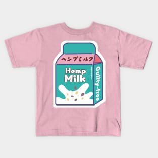 Hemp Milk Dairy Free Vegan Milk Kids T-Shirt